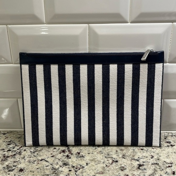 Kate Spade Striped Street Tote with Clutch Set NWOT - Picture 13 of 15